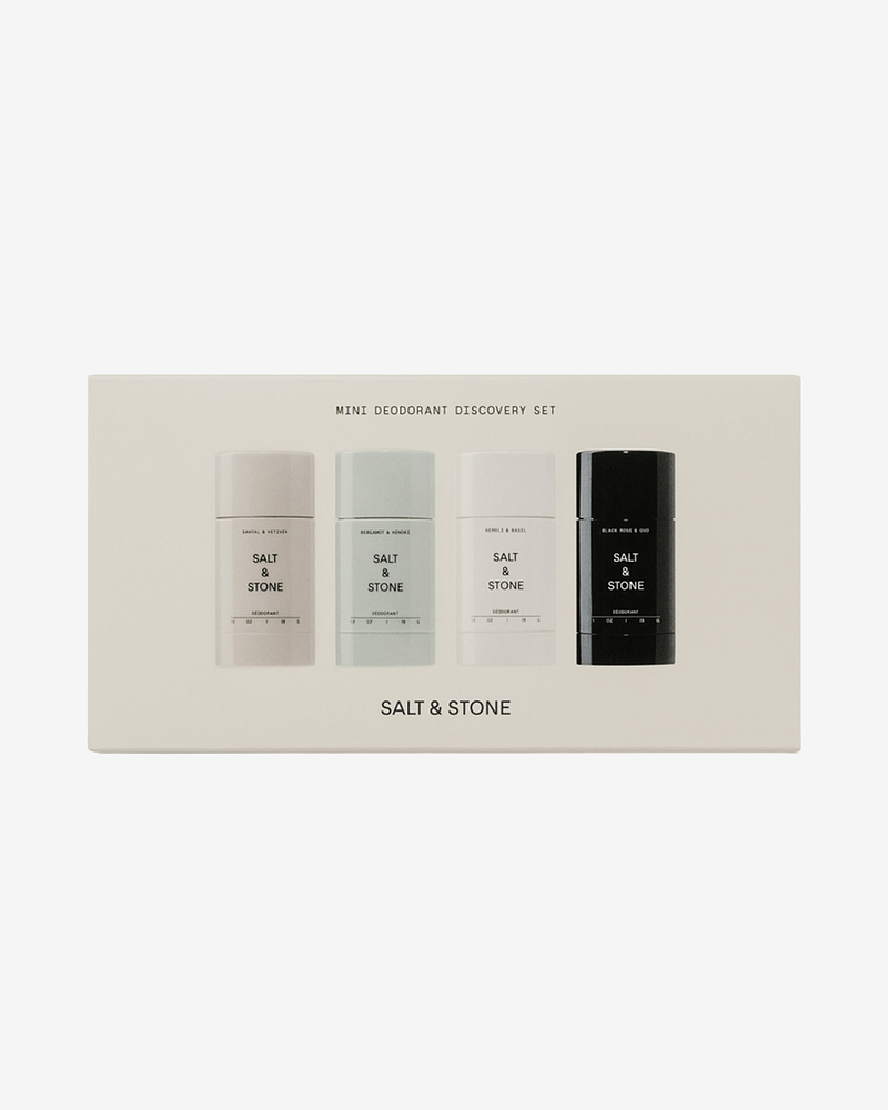 Deodorant uten Aluminium 4pk - 100% Naturlig,15 g | Mini Deodorant Discovery Set