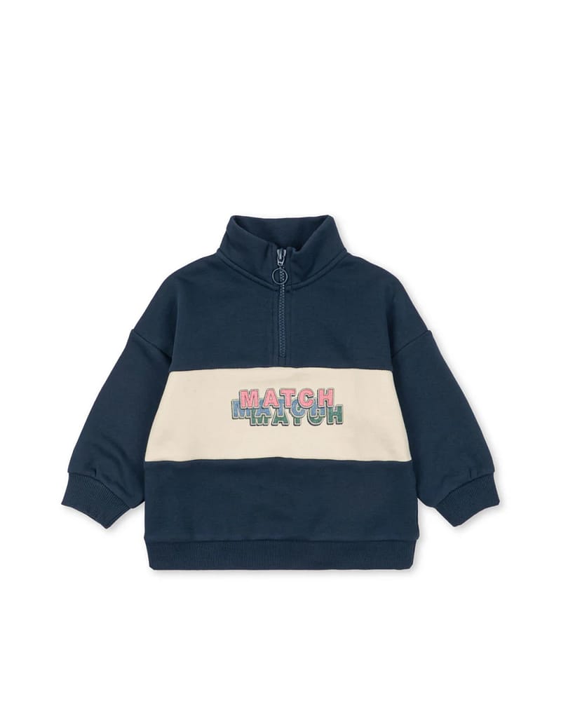 Genser med Halv Glidelås - Øko Bomull | Lou Half Zip Sweat OCS