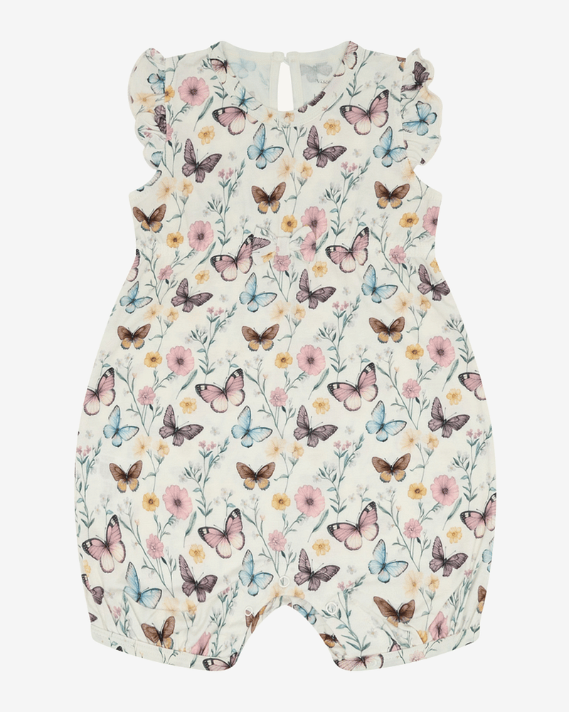 Romper Baby, Pysj - 95% Bambusviskose, 5% Elastane | HCMilu Butterfly