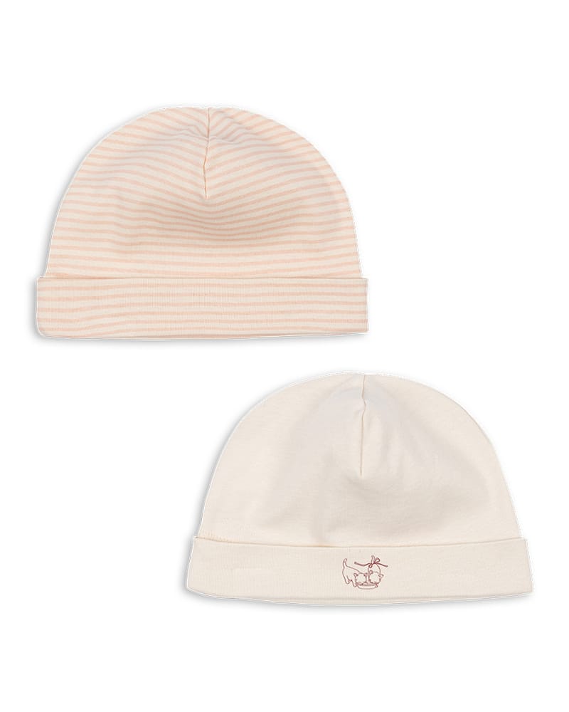 2pk Babylue - Øko Bomull | Fio Beanie