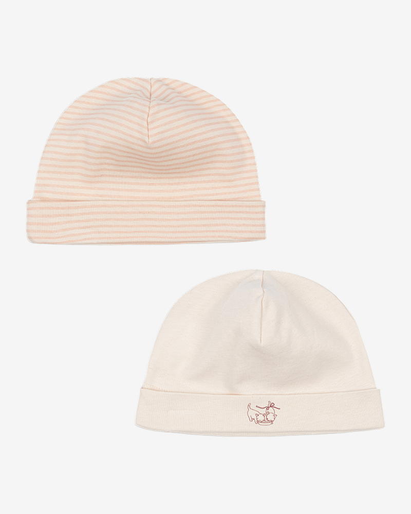 2pk Babylue - Øko Bomull | Fio Beanie
