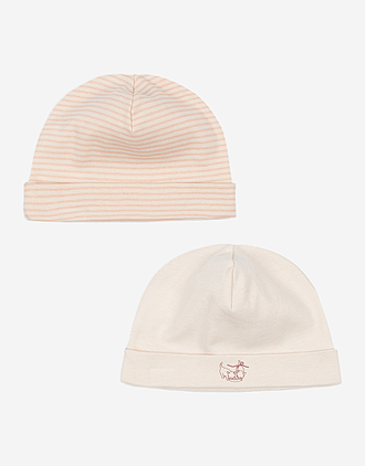 2pk Babylue - Øko Bomull | Fio Beanie