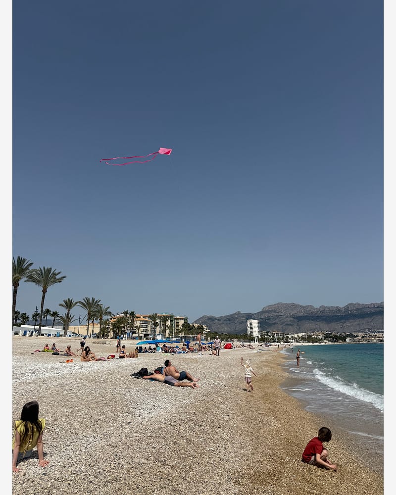 Flydrage for Barn 107x65 cm- Lang Snor & Praktisk Håndtak | Make me Fly Kite