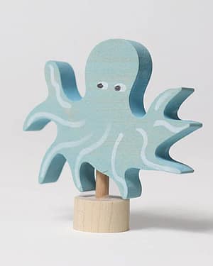 bursdagsring grimms lysestake trefigur blekksprut