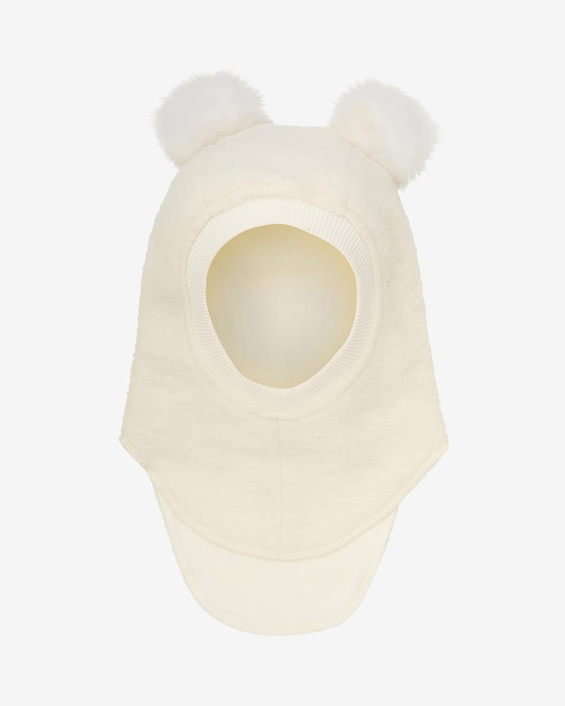 Balaclava Ull 2-Lags - Børstet Ullfleece | Alpaca Pompoms