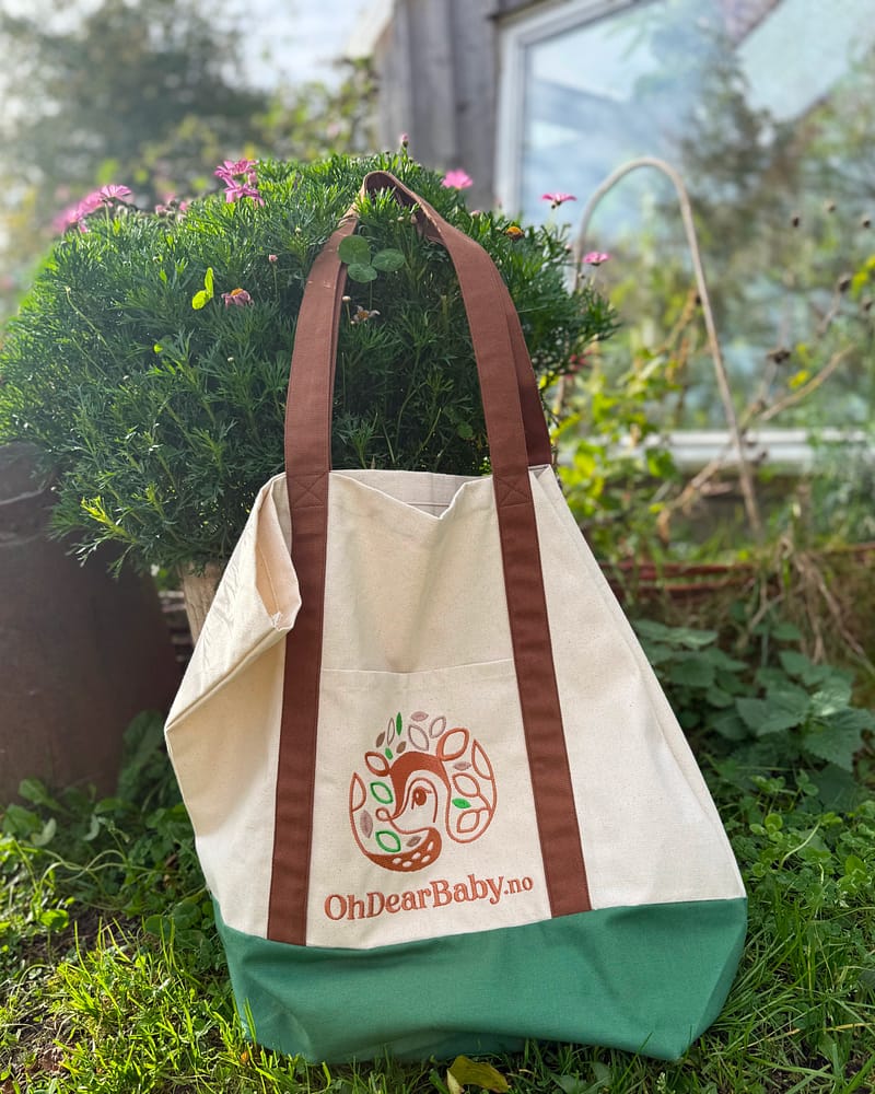 Totebag / Barnehagepose - Øko Bomull