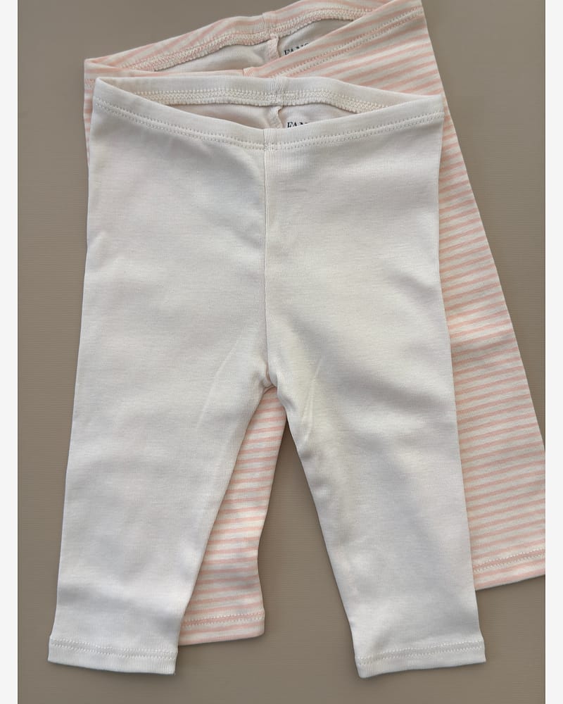 2pk Leggings Baby - Øko Bomull | Fio Pants - Gavepakke