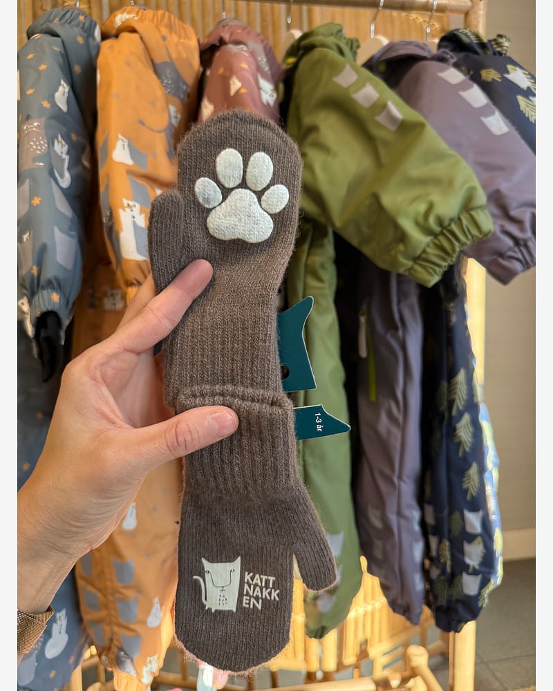 Kattnakken Magiske Ullvottar - Tynne Ullvotter m/ antiskli