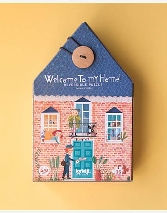 Puslespill 2i1 - Reversibelt Puslespill Barn 5år+ | Welcome to my Home!