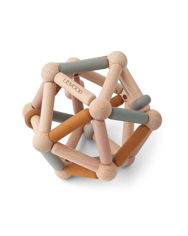 Babyleke Ball - Tre og Silikon | Annemette Baby Motoric Toy