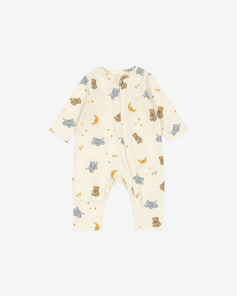 Heldress med Glidelås - Øko Jersey | Basic Zip Onesie GOTS