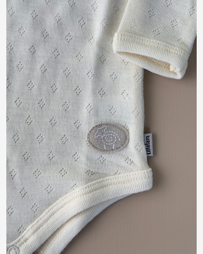 Ullbody Pointelle - Tynn ullkvalitet - 100% Merino