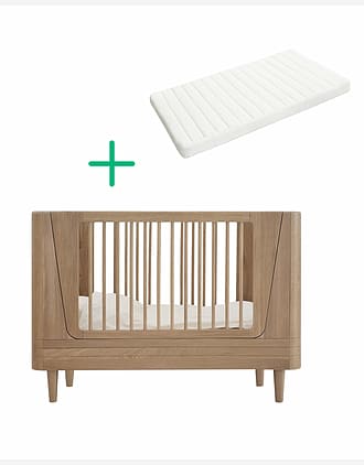 We are bitte - Babyseng, 100% Tre + Madrass | Nature Baby Bed 2.0