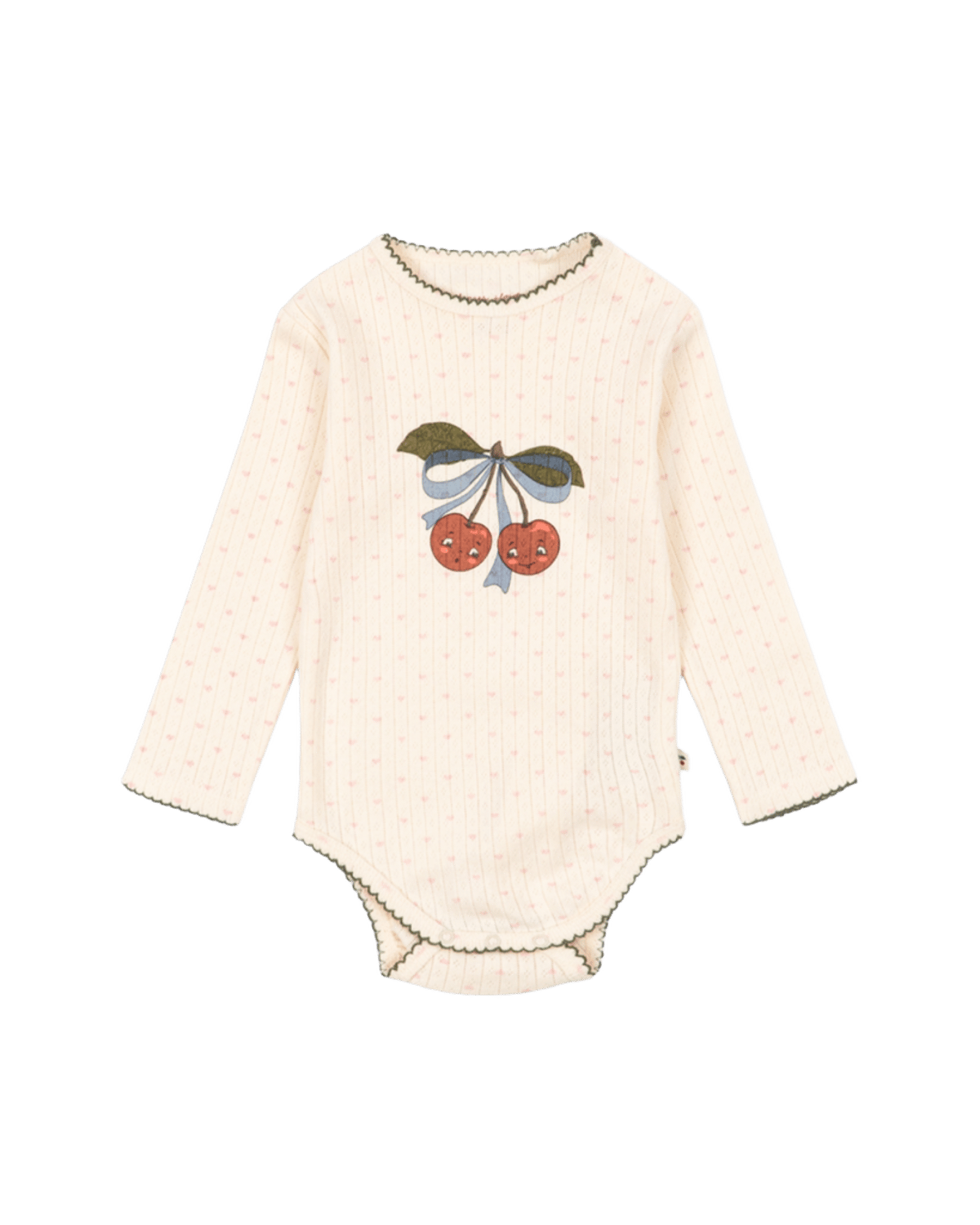 Body m/ Print - 100% Øko Bomull, Pointelle | Minnie Body GOTS