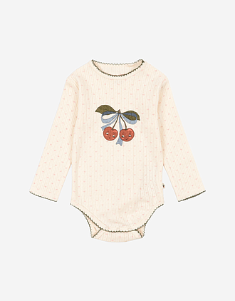 Kremhvit m/ rosa hjerter - Minnie Coeur