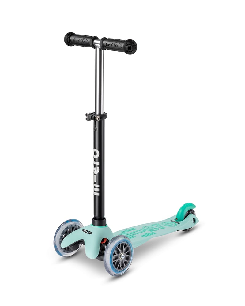 Sparkesykkel og Løpesykkel M/ Foreldrehåndtak - Micro Mini2go Deluxe Plus | 18m-5år