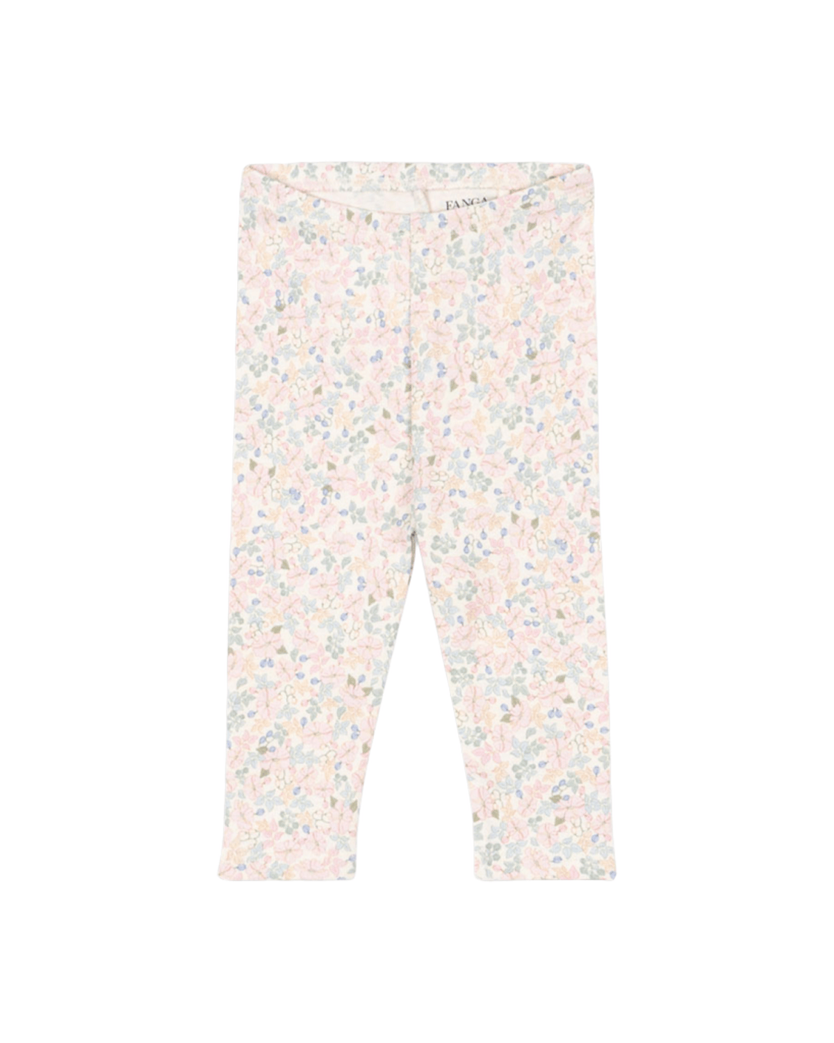 Leggings m/ Blomster Print – 100% Øko Bomull | Fio Pants, Rosa Mix - Prato Fiori
