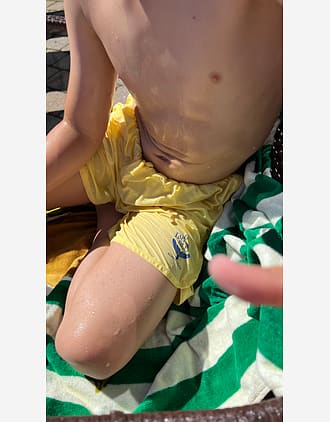 Badeshorts barn - Elastisk Midje m/ Knyting | Pomio Swim Shorts