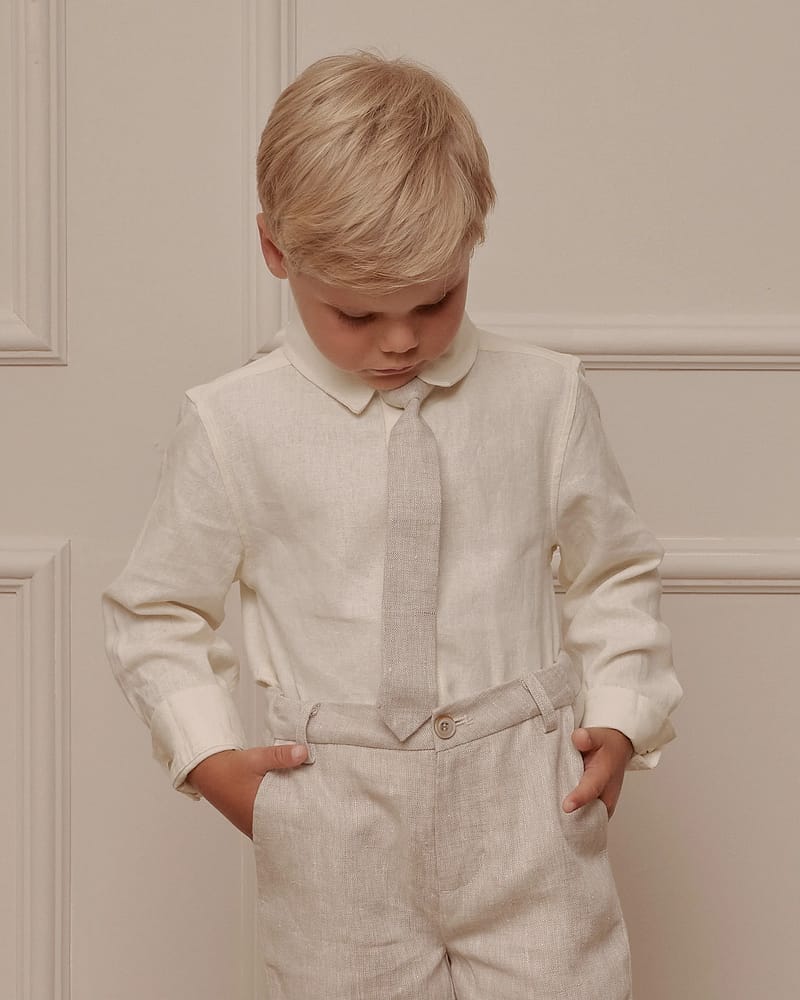 Elegant Skjorte - 100% Bomullspoplin | Harrison Button