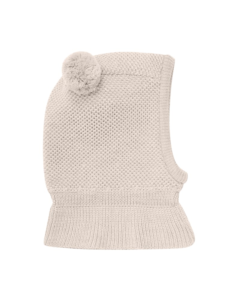 Balaclava Ull 2-Lags m/ Vindstopper | Windstopp w. Pompoms