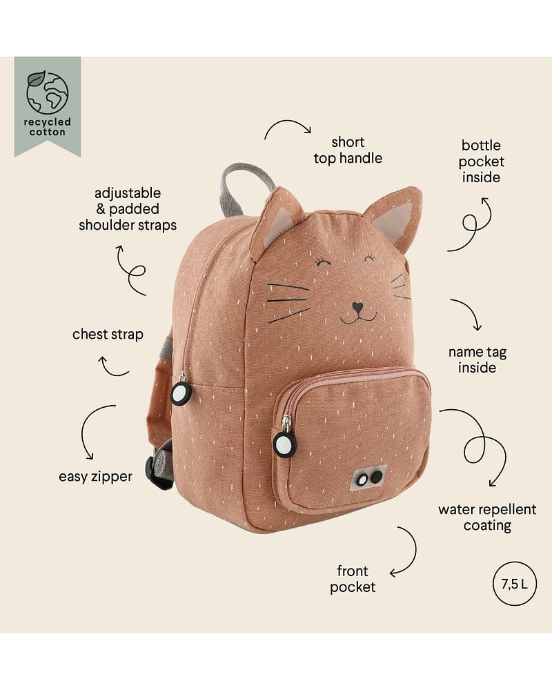 Ryggsekk til Barnehage - 7,5L | Vanntett Stoff