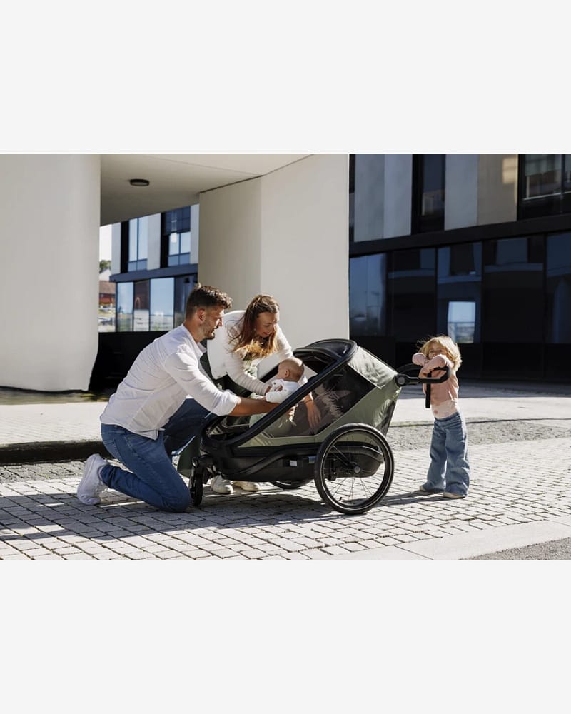 Hamax Outback Next Sykkelvogn & Barnevogn, 2-Seter | Double Bicycle Trailer