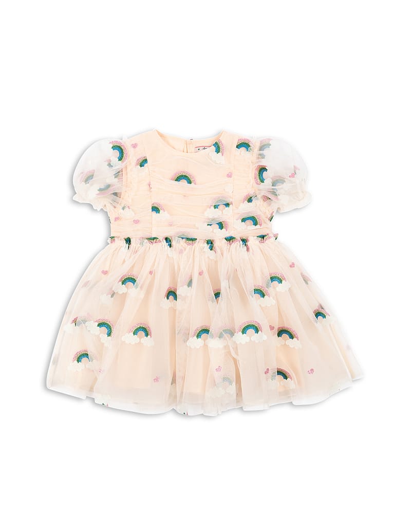 Tyllkjole m/ Glitter Print | Tullie Dress