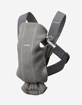 Mini Bæresele Nyfødt - Ekstra Nærhet - Baby Carrier 0-12m, Dark grey