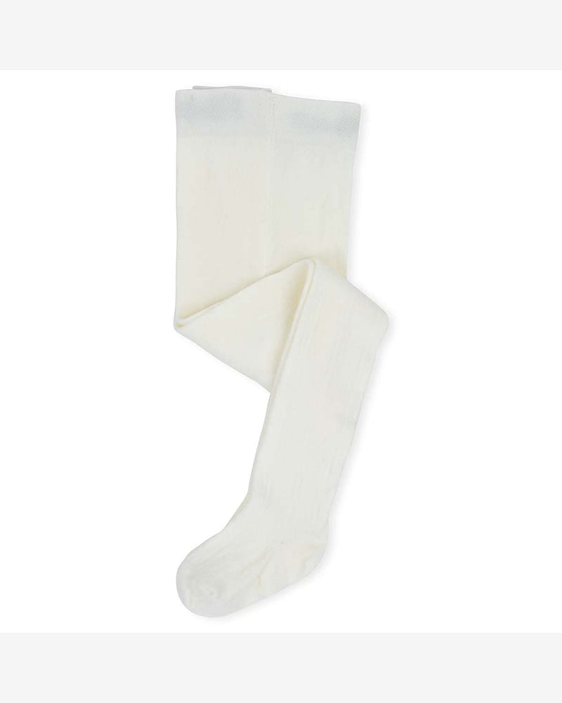 Ullstrømpebukse med Mønster - Slitesterk Ull-blend