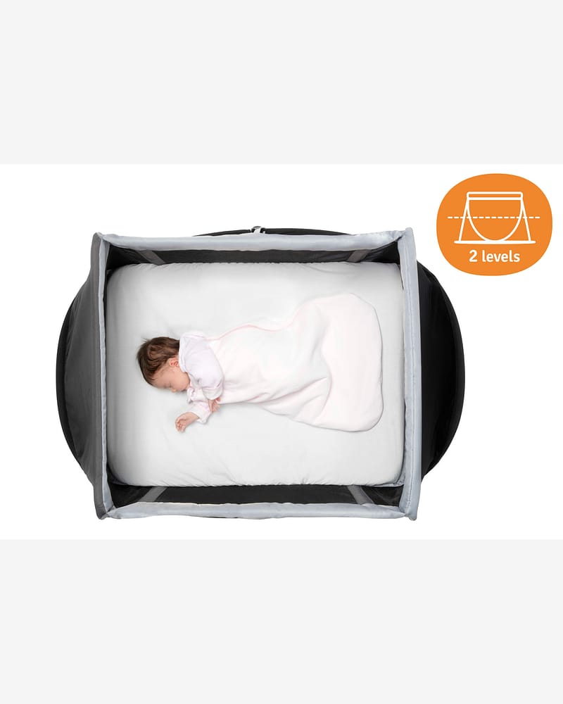 Reiseseng Baby 0-3år - m/ Madrass, Reisebag | Instant Pop-Up Travel Cot, Best i Test 2026