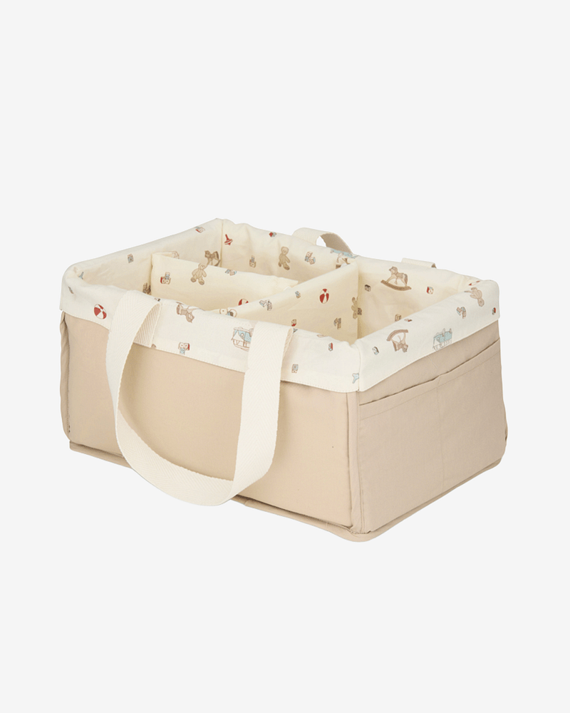 Oppbevaringskurv med håndtak, 32x23cm - Økologisk | Diaper Caddy