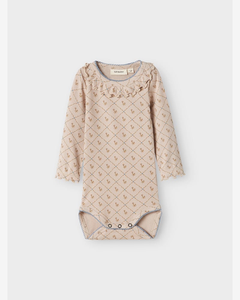 Body Langermet M/ Blondekrage - Ribb