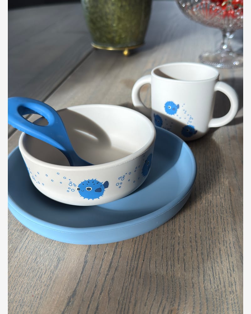 Spisesett i Silikon - 4pk | Vivi