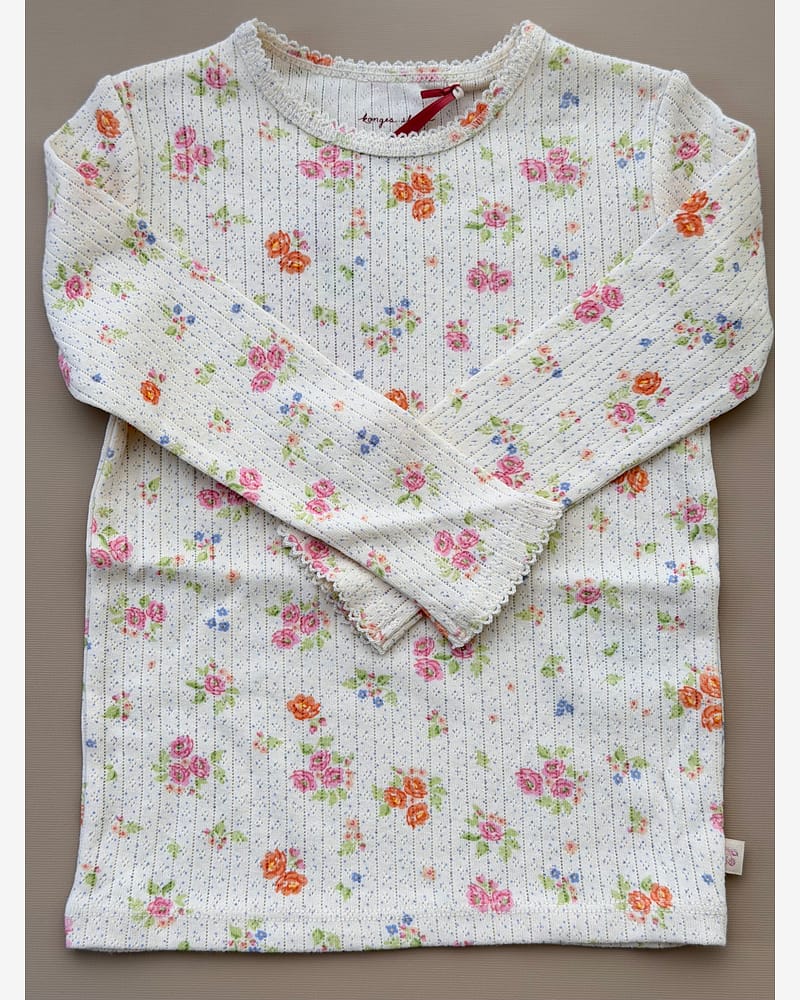 Trøye Langermet -100% Øko Bomull, Pointelle | Minnie Blouse GOTS