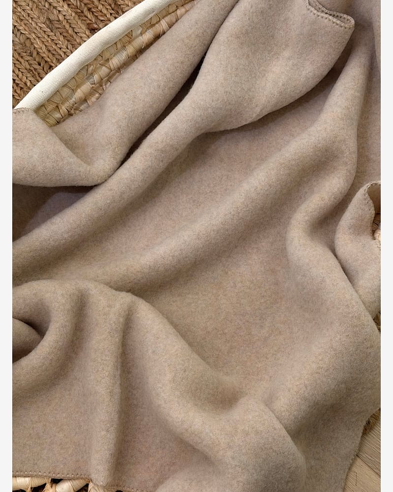 Ullteppe Baby - Varm Ullfleece 100% Merino | 85x85 cm