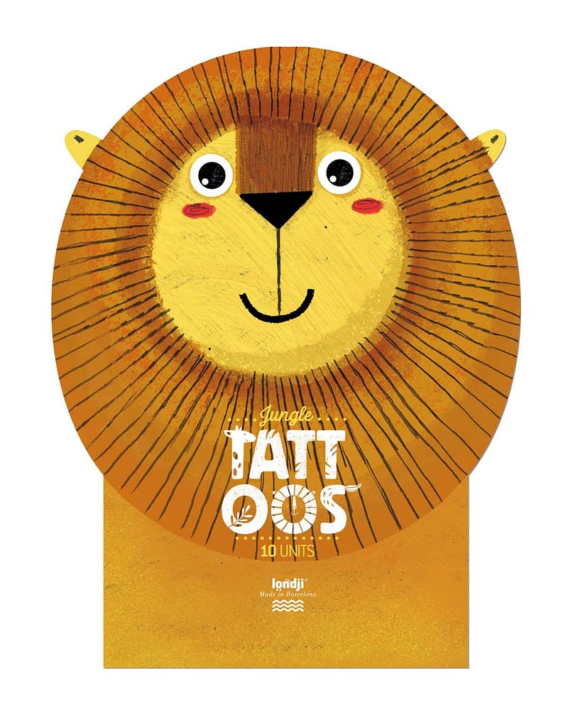 Tatoveringer Barn 10pk - Dermatologisk testet | Jungeldyr