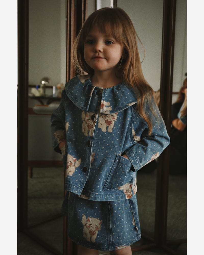 Denim Skjørt Barn - Woven, 100% Øko Bomull | Magot Skirt GOTS