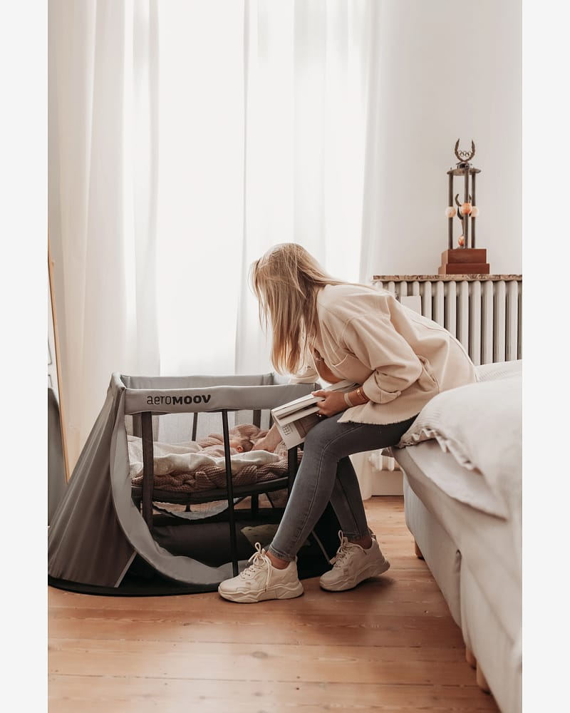 Reiseseng Baby 0-3år - m/ Madrass, Reisebag | Instant Pop-Up Travel Cot, Best i Test 2026