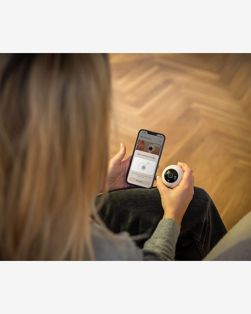Moonboon Babycall med Kamera og AI-filter - App-styrt