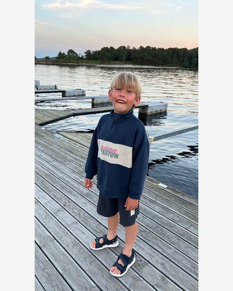 Genser med Halv Glidelås - Øko Bomull | Lou Half Zip Sweat OCS