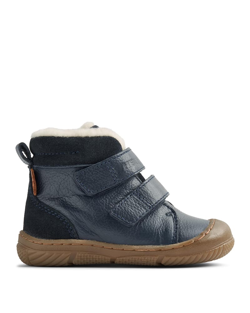 Vintersko Baby i Skinn m/ Fleksibel såle - 100% Merinoullfôr & Vanntett | Winterboot Snug Tex