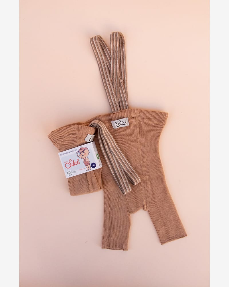 Shorts Tights m/ Seler - 100% Øko Bomull | Shorty Tights Rib