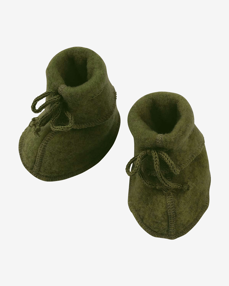 Ulltøfler Baby - Varm Ullfleece 100% Merino, Ubehandlet Ull | Baby-Bootees