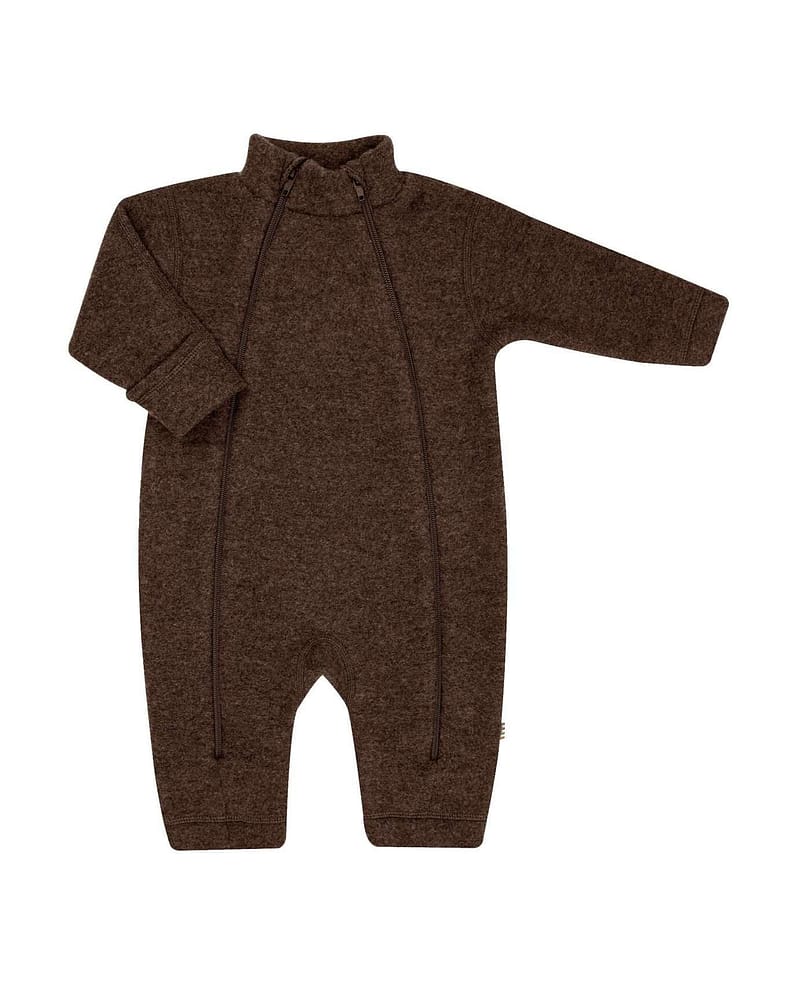 Ulldress m/ Glidelås - Varm ullfleece - 100% Merino - Heavy Basic