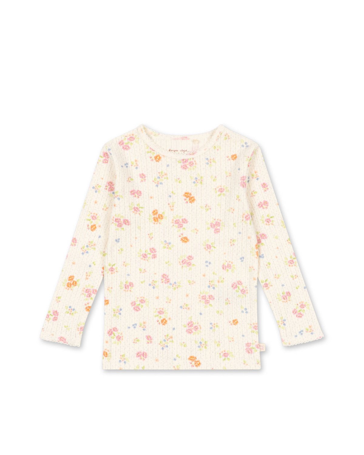 Trøye Langermet -100% Øko Bomull, Pointelle | Minnie Blouse GOTS