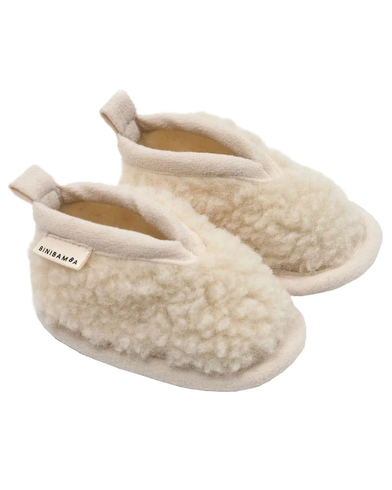Ulltøfler Baby - Ullfleece & Skinn - 100% Merino | Booties