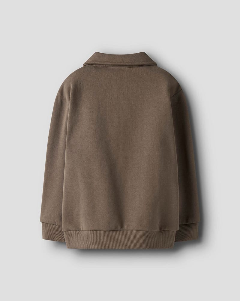 Genser M/ Polokrage Barn - Øko Jersey | NMMJOBO LIO LS LOOSE SWEAT LIL