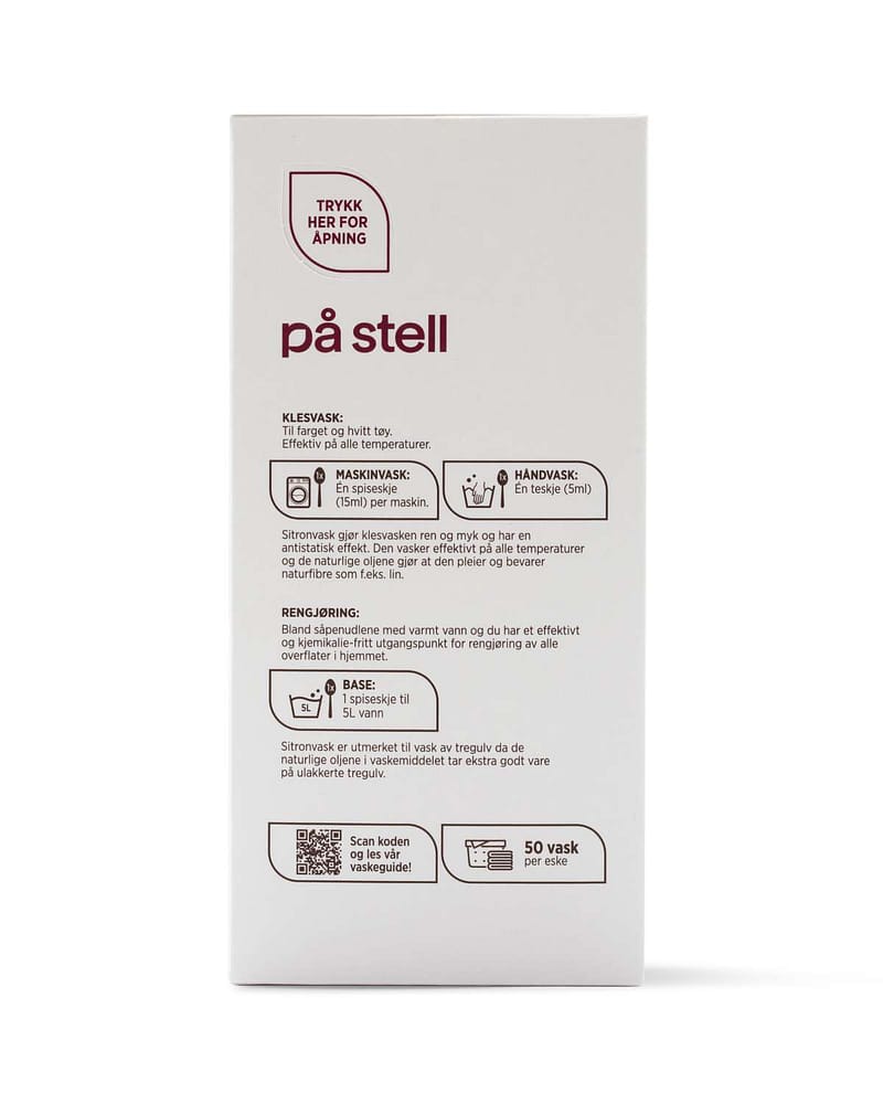 Sitronvask - Klesvask og Rengjøring | 500g