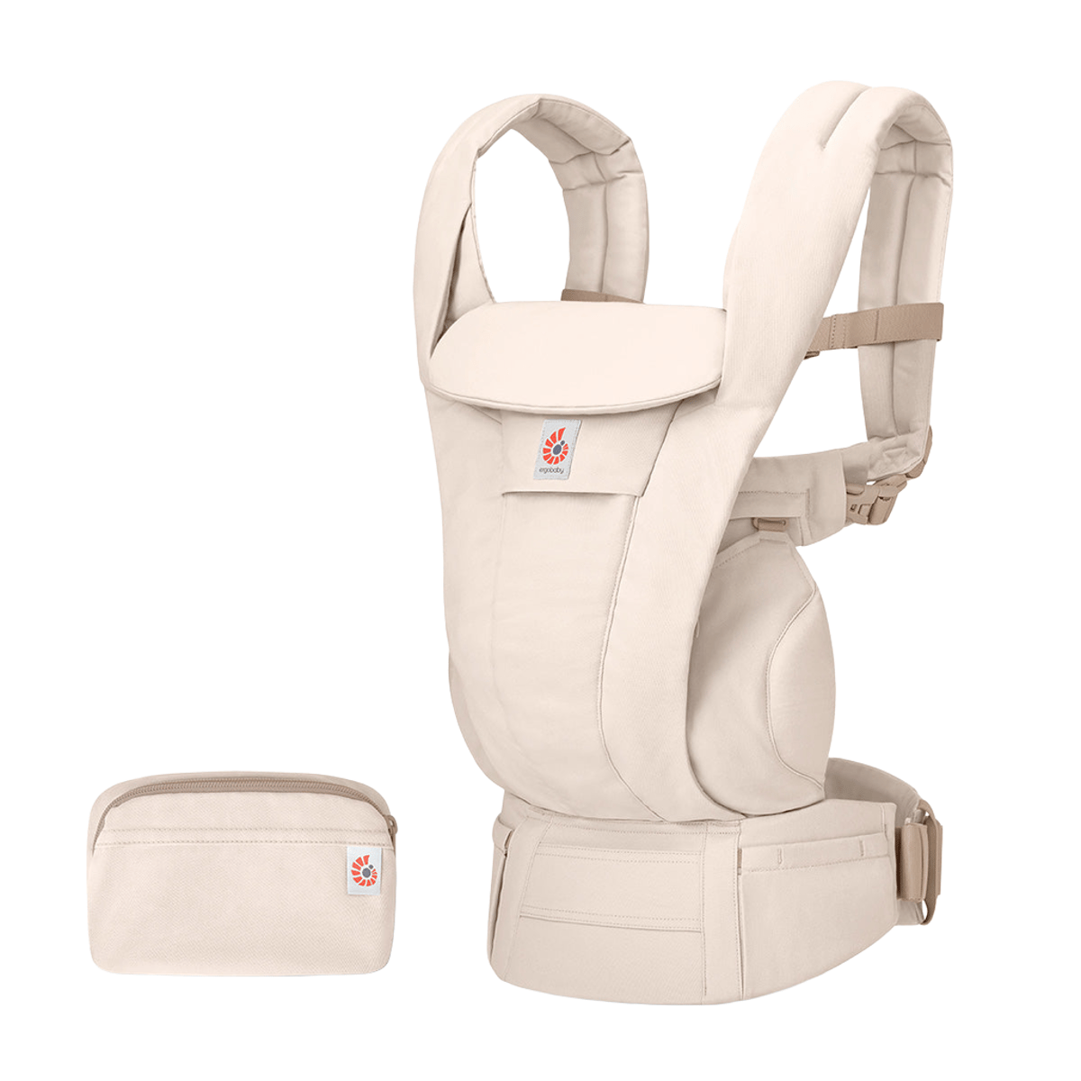 Omni Deluxe Bæresele 0-4år | Bomull, Natural Beige