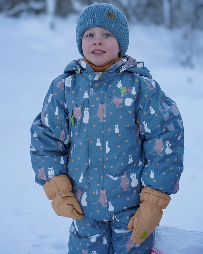 Parkdress Barn Snø / Vinterdress - Teknisk | Vanntett 12000mm